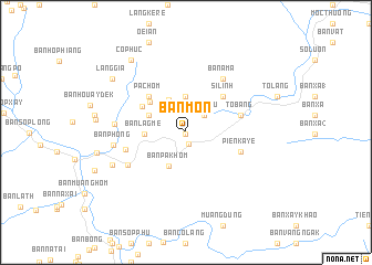 map of Ban Mon