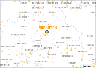 map of Bản Mo Tom