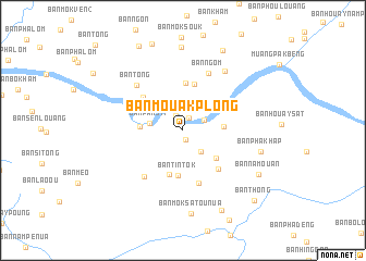 map of Ban Mouakplông