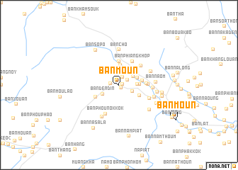 map of Ban Moun