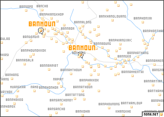 map of Ban Moun