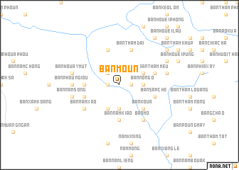 map of Ban Moun