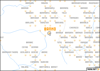 map of Bản Mỏ