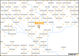 map of Bản Mỏ