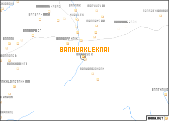 map of Ban Muak Lek Nai