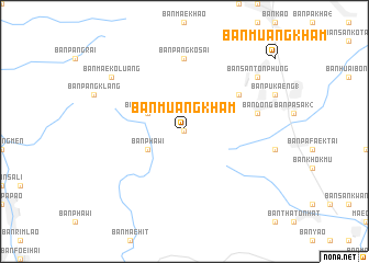 map of Ban Muang Kham