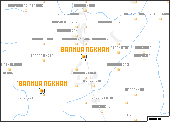 map of Ban Muang Kham