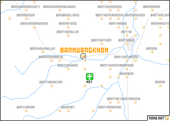 map of Ban Muang Khom