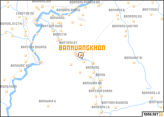 map of Ban Muang Khon