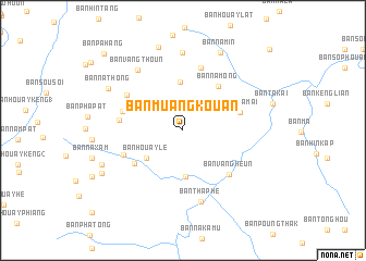 map of Ban Muangkouan