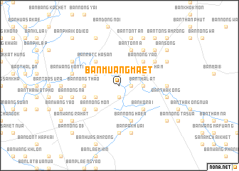 map of Ban Muang Maet