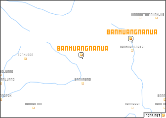 map of Ban Muang Na Nua