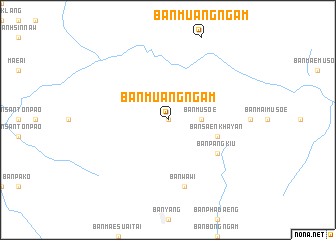 map of Ban Muang Ngam