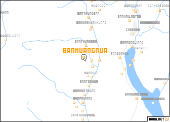 map of Ban Muang Nua