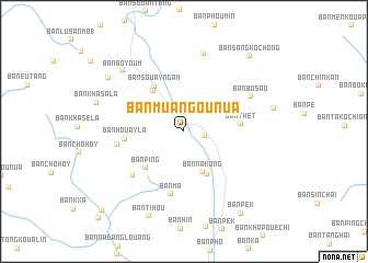 map of Ban Muang-Ou-Nua