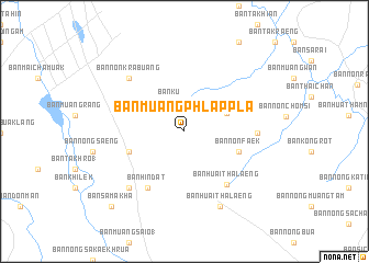 map of Ban Muang Phlap Pla