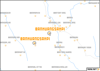 map of Ban Muang Sam Pi