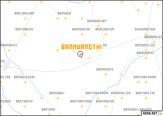 map of Ban Muang Thi