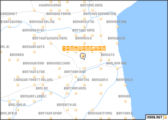 map of Ban Muang Wan