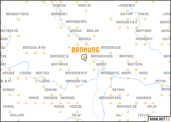 map of Bản Mùng