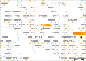 map of Bản Muông