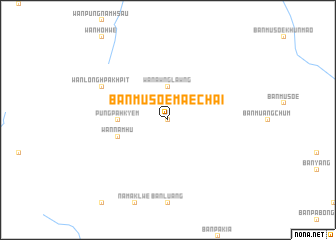 map of Ban Musoe Mae Chai