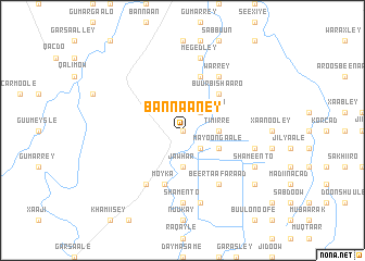 map of Bannaaney