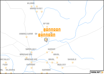 map of Bannaan