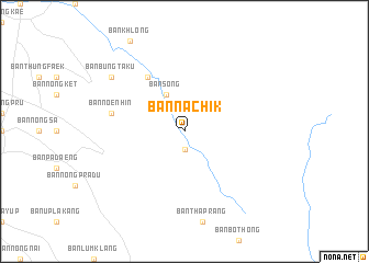 map of Ban Na Chik