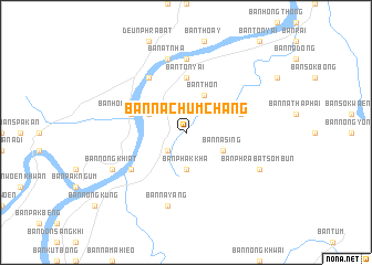 map of Ban Na Chum Chang