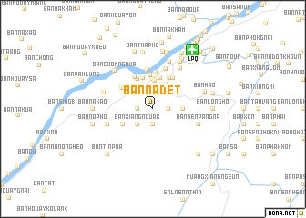 map of Ban Nadèt