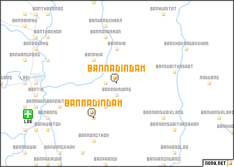 map of Ban Na Din Dam