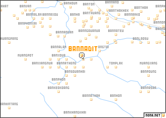 map of Ban Nadit