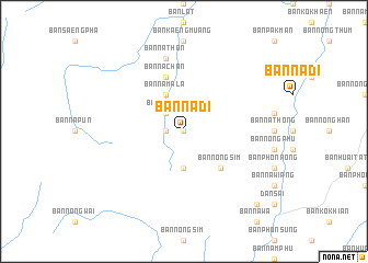map of Ban Na Di