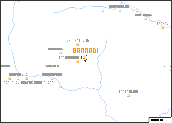 map of Ban Nadi