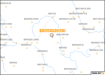 map of Ban Na Dok Mai