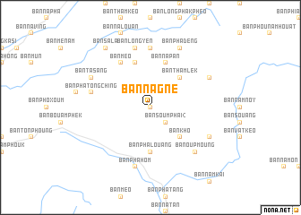 map of Ban Nagnè