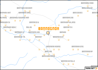 map of Ban Nagnôm