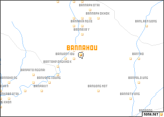 map of Ban Nahou