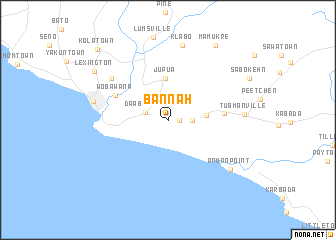 map of Bannah
