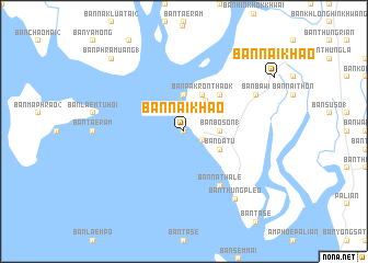 map of Ban Nai Khao