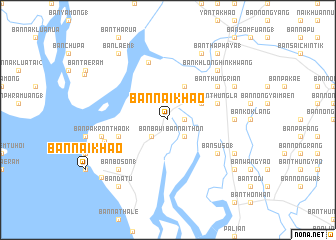 map of Ban Nai Khao