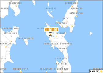 map of Ban Nai