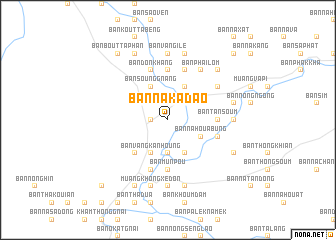 map of Ban Nakadao