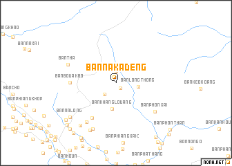 map of Ban Nakadèng