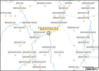 map of Ban Na Kae