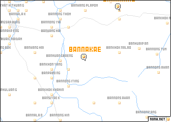 map of Ban Na Kae