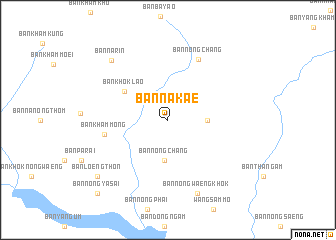 map of Ban Na Kae