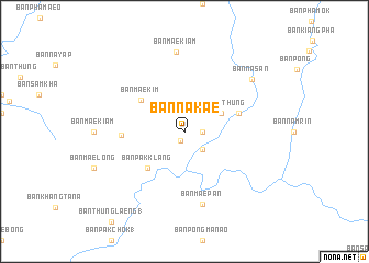 map of Ban Na Kae