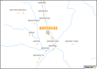 map of Ban Na Kae